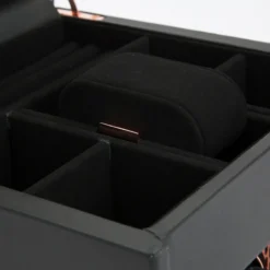 WOLF Axis Single Watch Winder With Storage