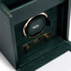 WOLF British Racing Single Watch Winder With Storage