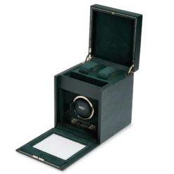 WOLF British Racing Single Watch Winder With Storage