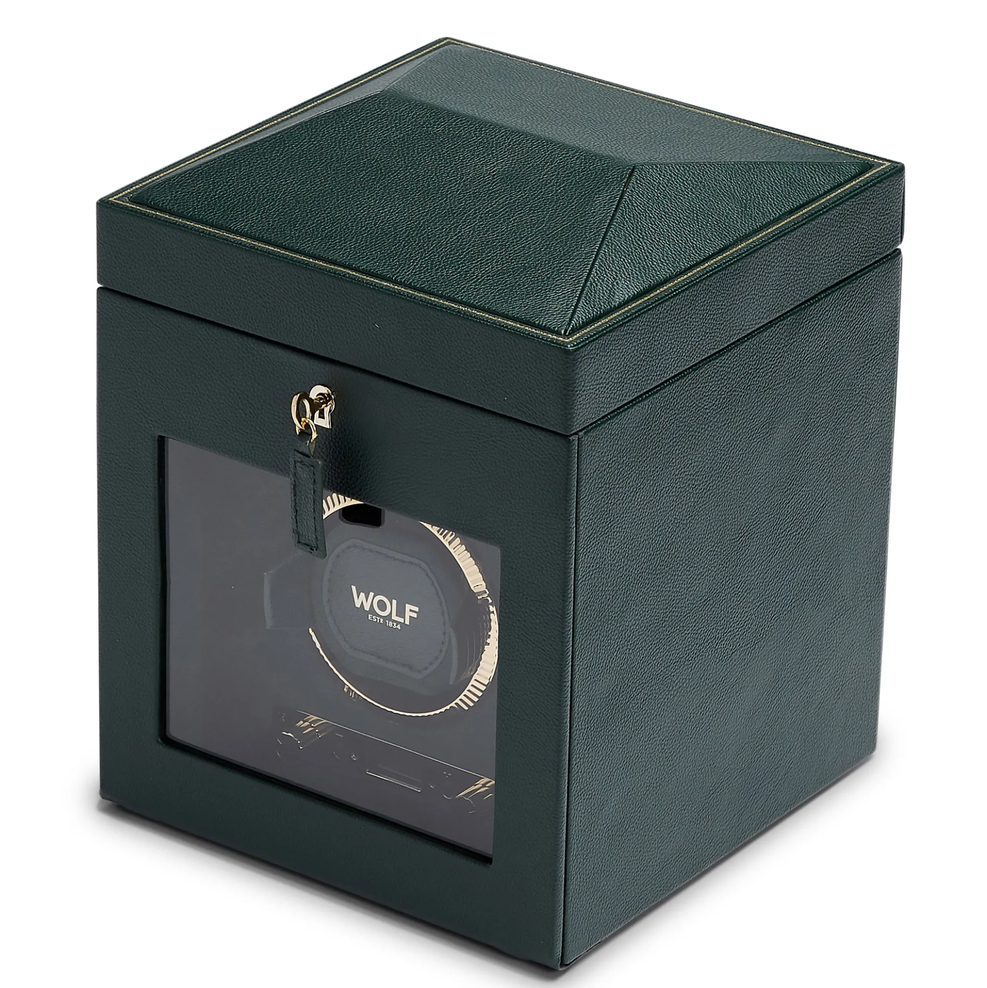 WOLF British Racing Single Watch Winder With Storage