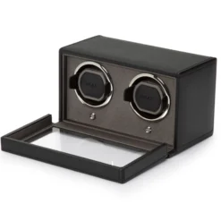 WOLF Cub Double Watch Winder With Cover
