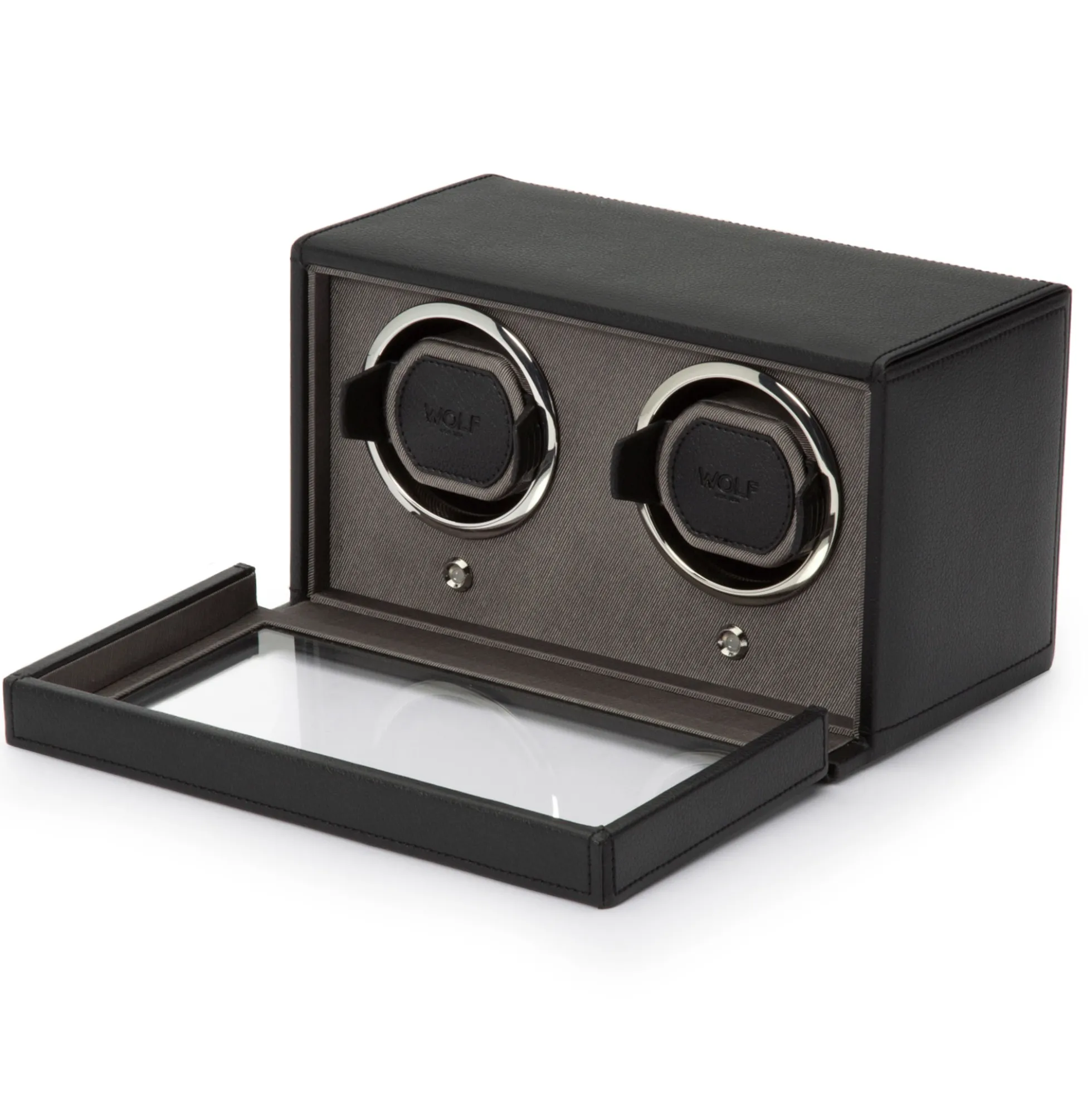 WOLF Cub Double Watch Winder With Cover