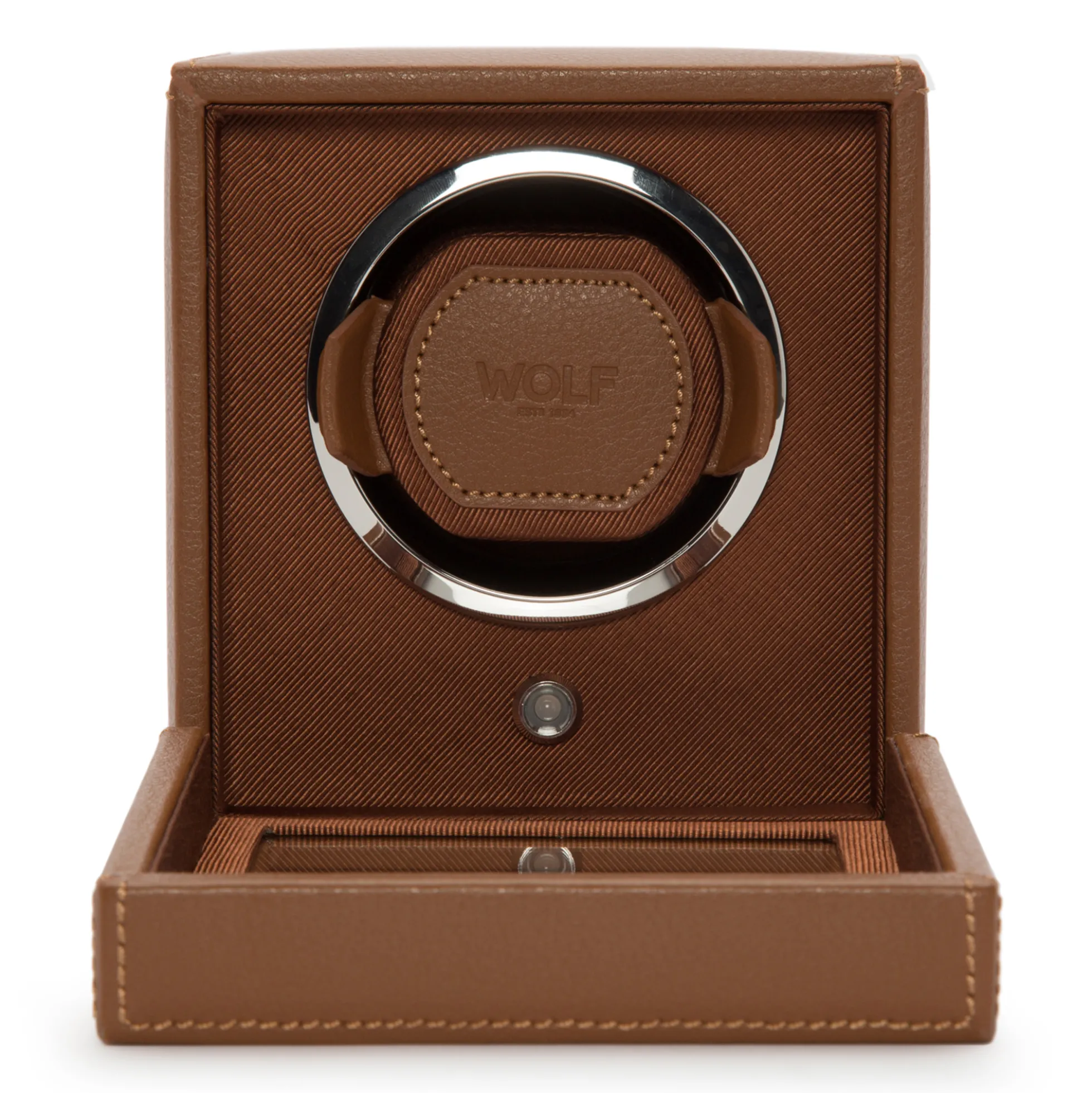 WOLF Cub Single Watch Winder with Cover