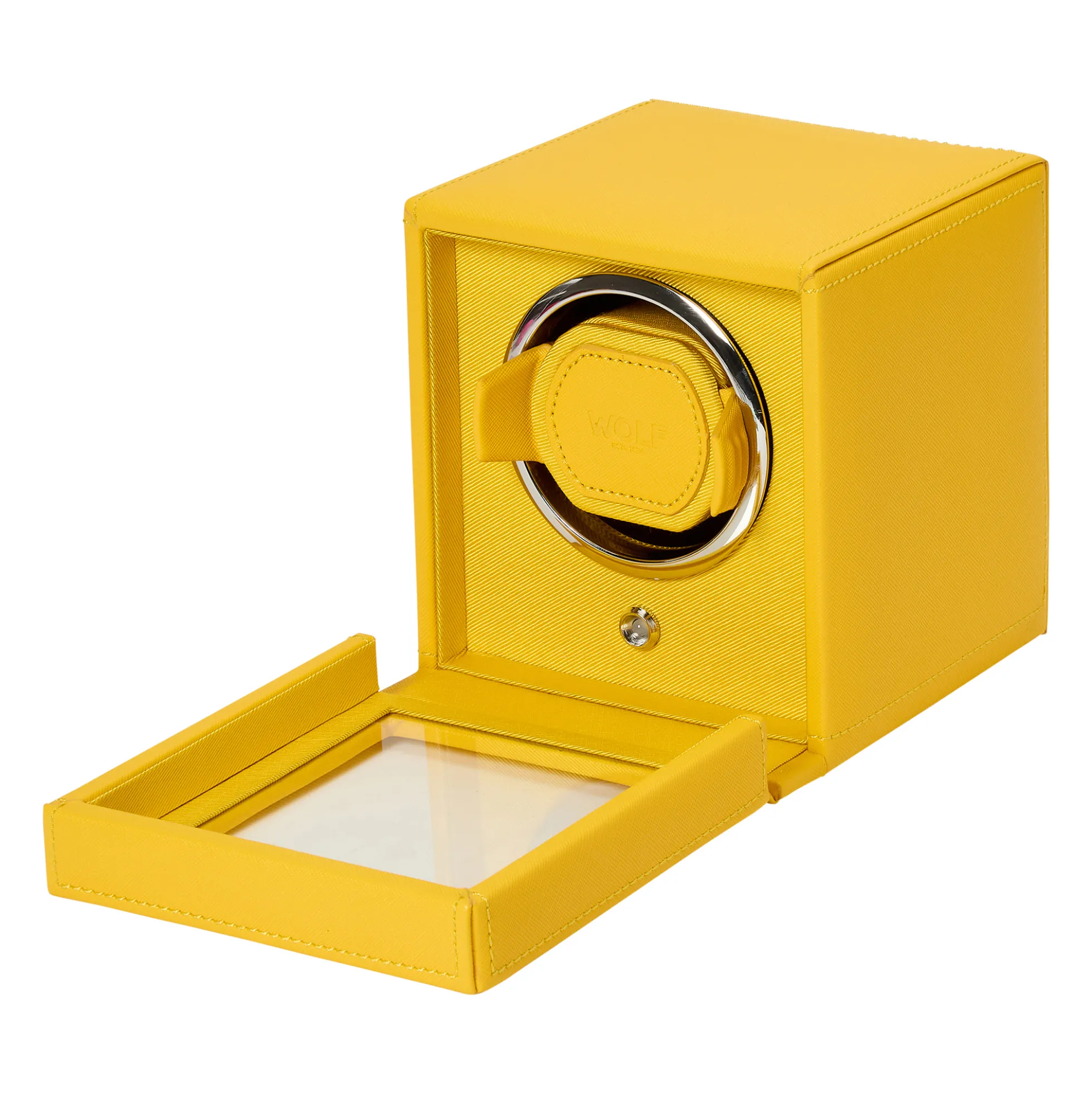 WOLF Cub Single Watch Winder with Cover