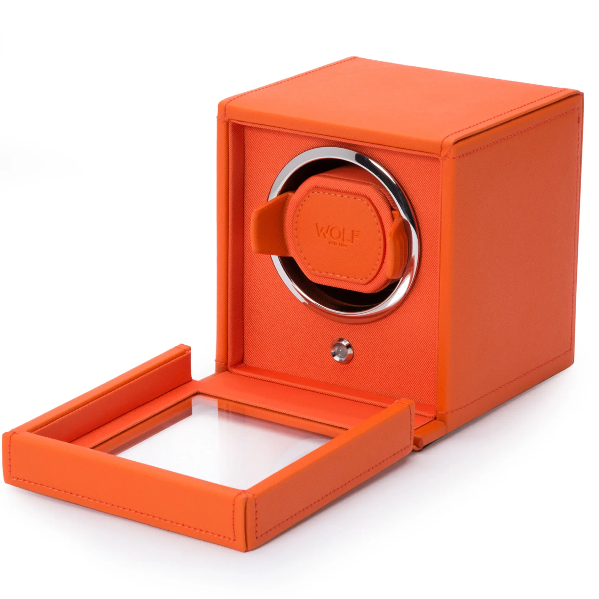 WOLF Cub Single Watch Winder with Cover