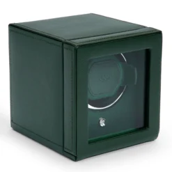 WOLF Cub Single Watch Winder With Green Cover