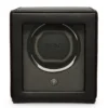 WOLF Cub Single Watch Winder With Cover, Black