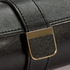 WOLF Palermo Double Watch Roll with Jewelry Pouch