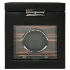 WOLF Roadster Single Watch Winder with Storage