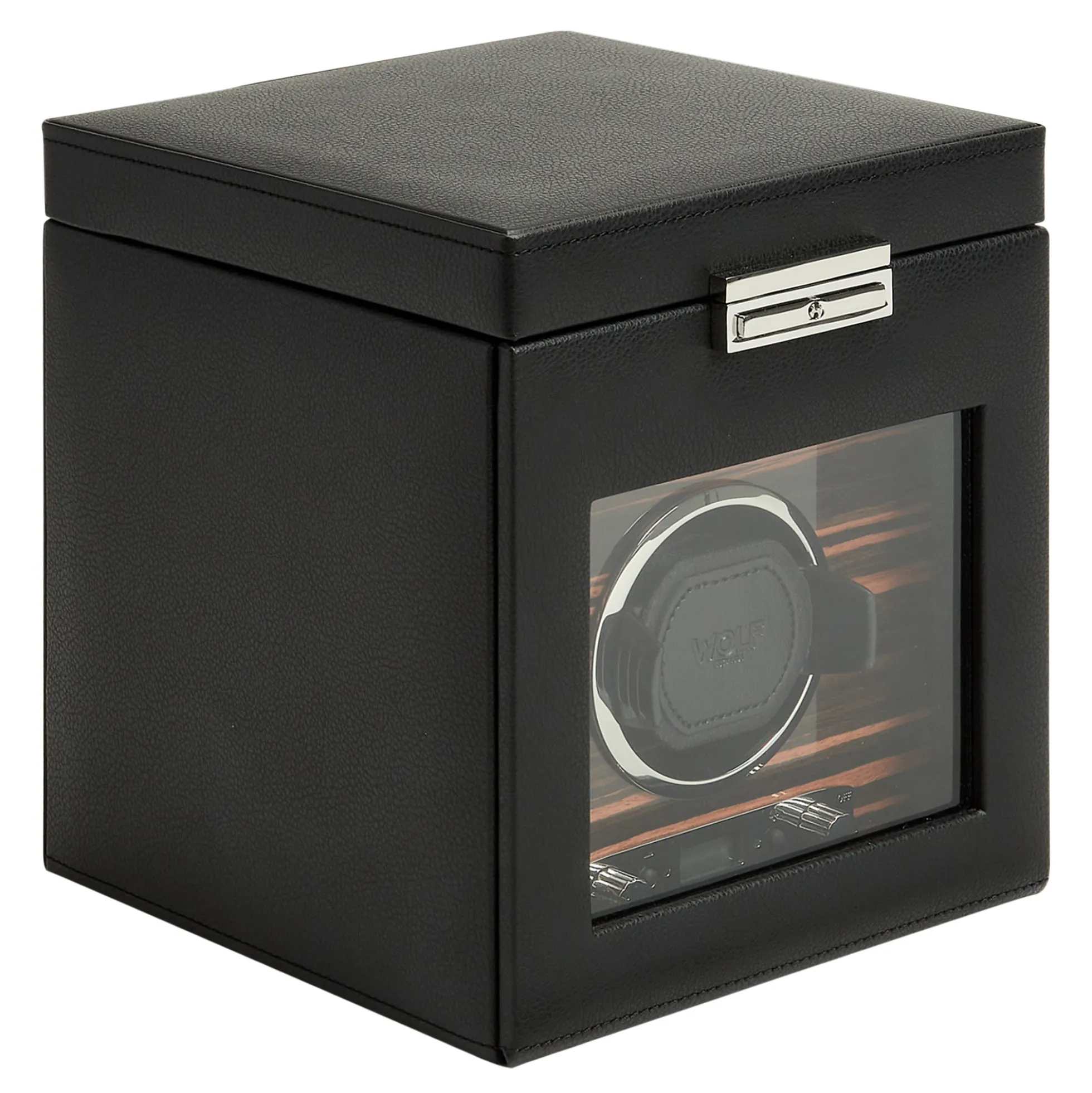 WOLF Roadster Single Watch Winder with Storage