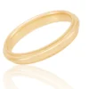Yellow Gold Polished Milgrain Edge Comfort Fit 3.5mm Band 18K