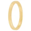 Yellow Gold Polished Pipe Comfort Fit 2mm Band 18K