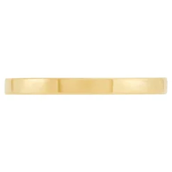 Yellow Gold Polished Pipe Comfort Fit 2mm Band 18K