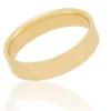 Yellow Gold Polished Pipe Comfort Fit 5mm Band 14K