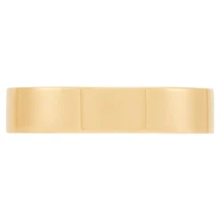 Yellow Gold Polished Pipe Comfort Fit 5mm Band 18K