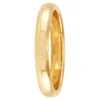 Yellow Gold Polished Rounded Comfort Fit 3mm Band 14K