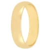 Yellow Gold Polished Rounded 5mm Band 14K