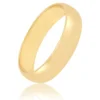 Yellow Gold Polished Rounded 5mm Band 18K