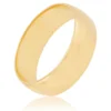 Yellow Gold Polished Rounded 7mm Band 18K