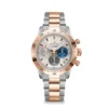 Zenith CHRONOMASTER Sport Watch Silver Dial Rose Gold and Steel Bracelet, 41mm