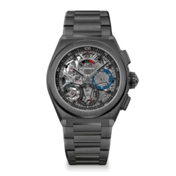Zenith DEFY El Primero 21 Watch Open Dial Black Ceramic Bracelet, 44mm