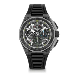 Zenith DEFY EXTREME Chronograph Watch Black Dial Black Rubber Strap, 45mm