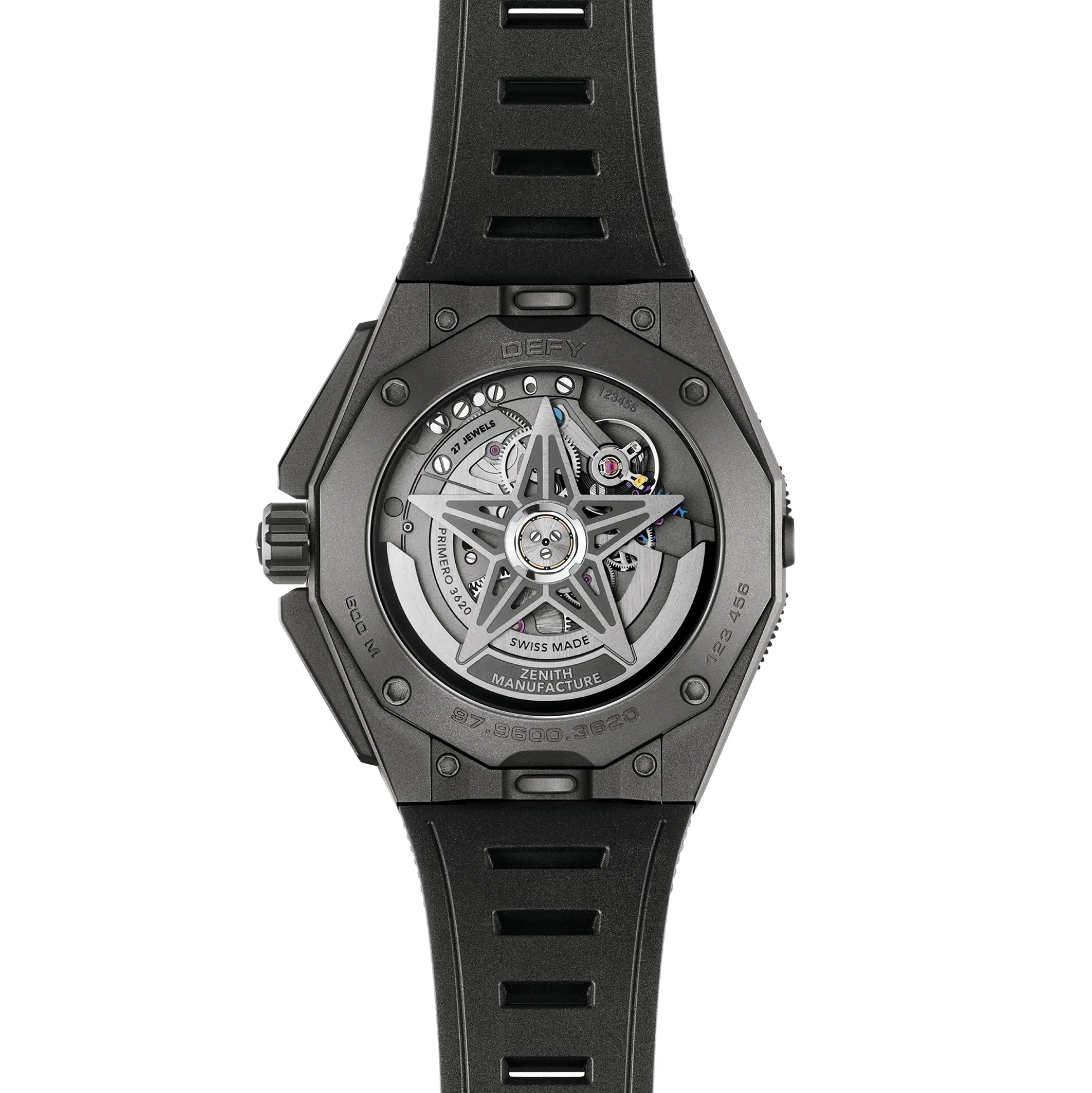 Zenith Defy Extreme Diver Black & Yellow Dial Watch, 42.5mm