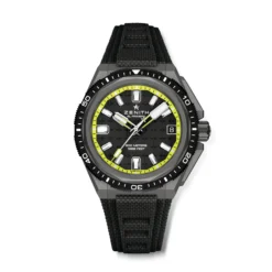 Zenith Defy Extreme Diver Black & Yellow Dial Watch, 42.5mm